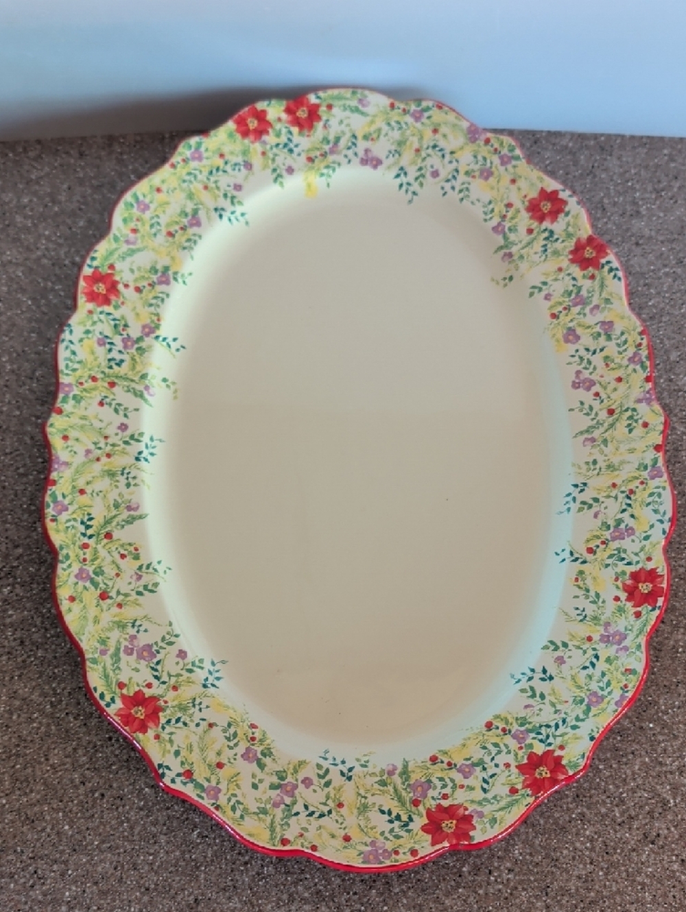 Pioneer Woman Holiday Turkey, Ham Or Veggie Oval Serving Platter.๐๐๐ - Picture 8 of 14